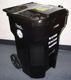 Rolling Trash Can/Recycling Can
