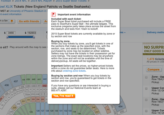 No Fee #superbowl tickets available now on TicketIQ! Save thousands in