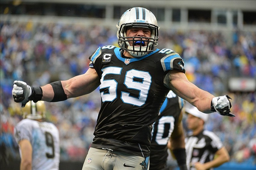 carolina panthers lb luke kuechly