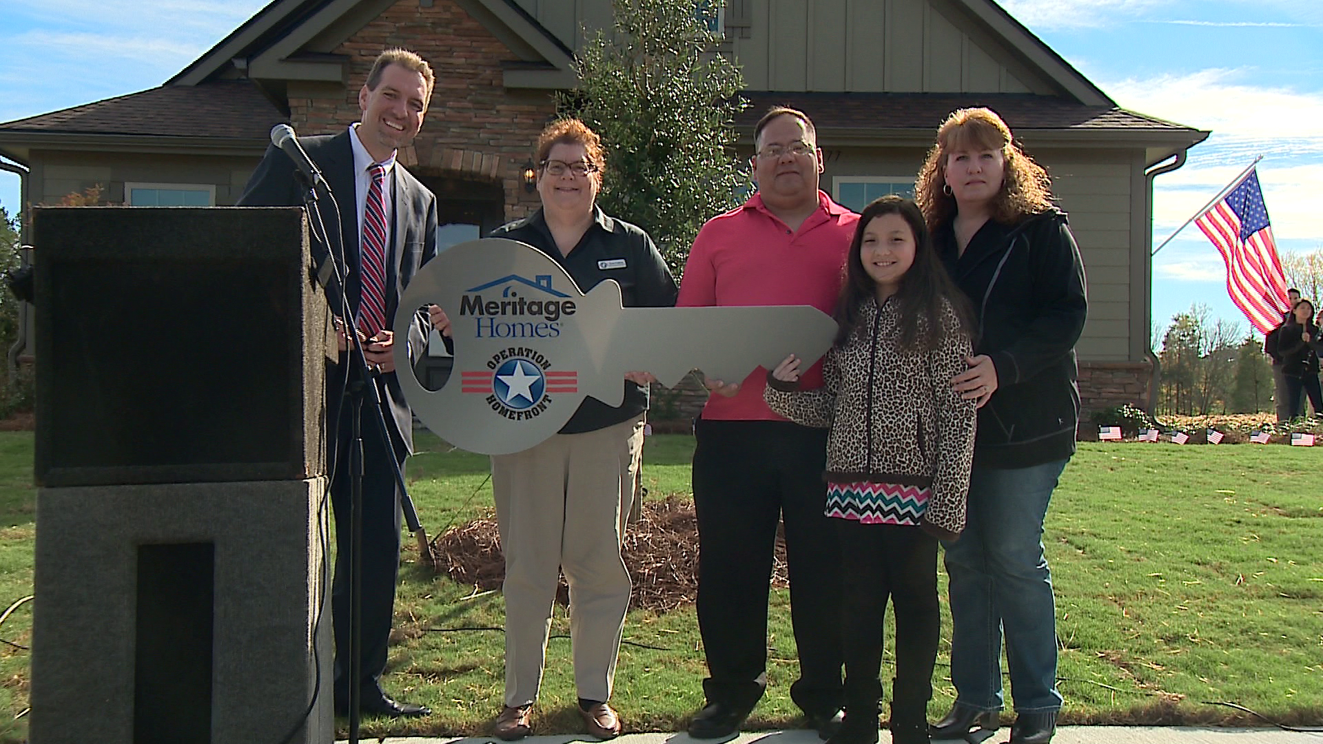 Wounded vet, family get a home for the holidays
