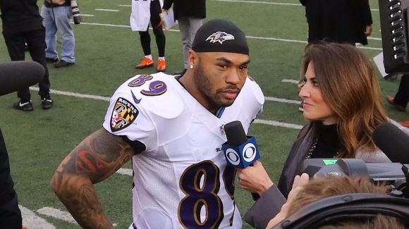 Baltimore Ravens wide receiver Steve Smith is fiery as ever