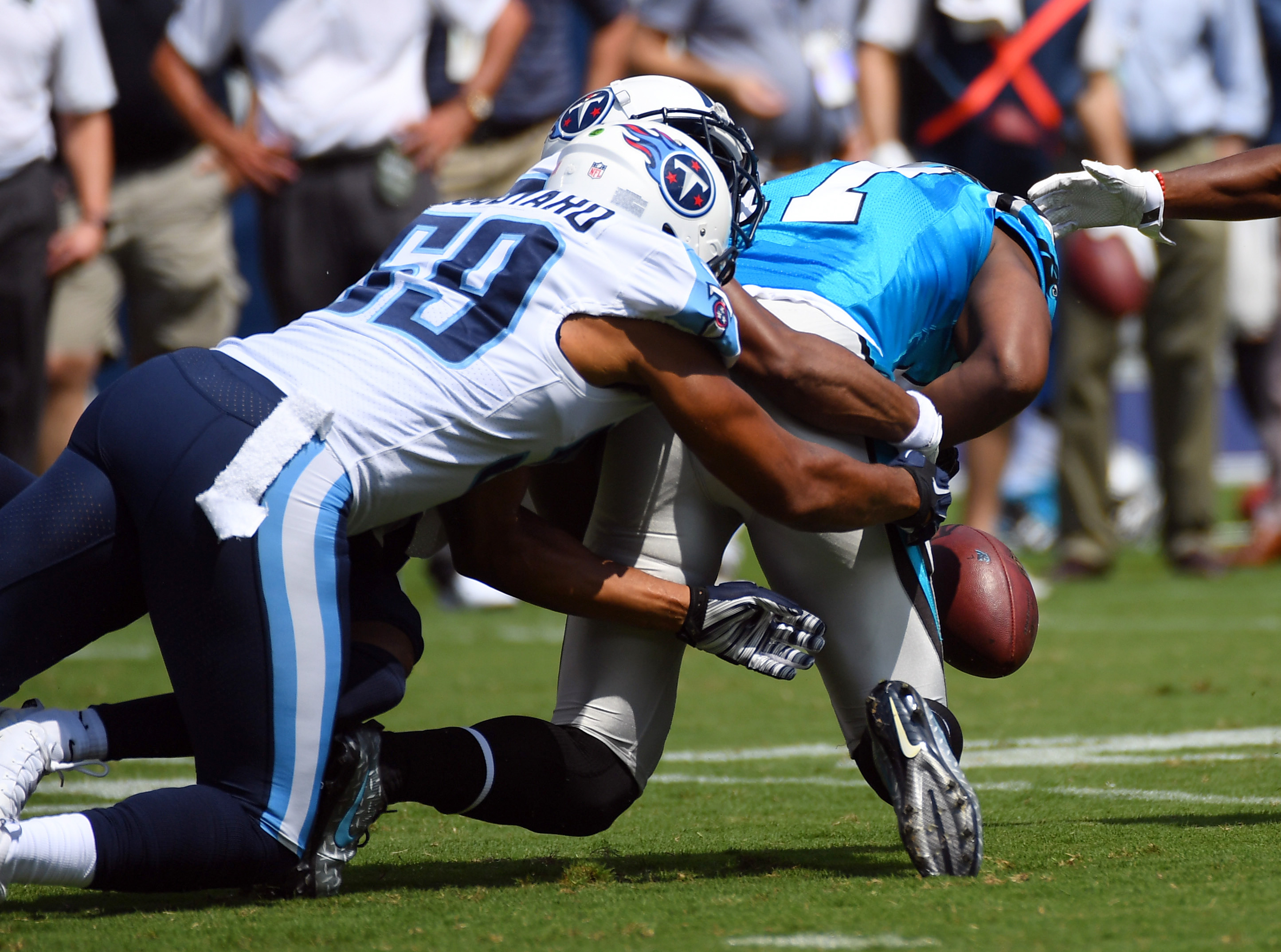 Titans beat Panthers, 34-27, in preseason