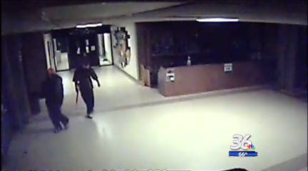 Surveillance video shows North Gaston High School burglars | wcnc.com