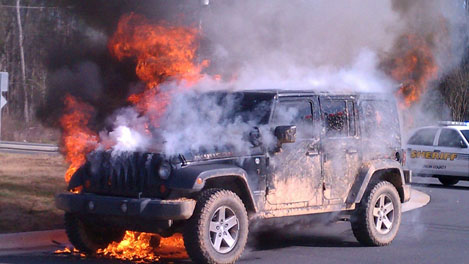 Second Jeep reportedly catches fire in Michigan 