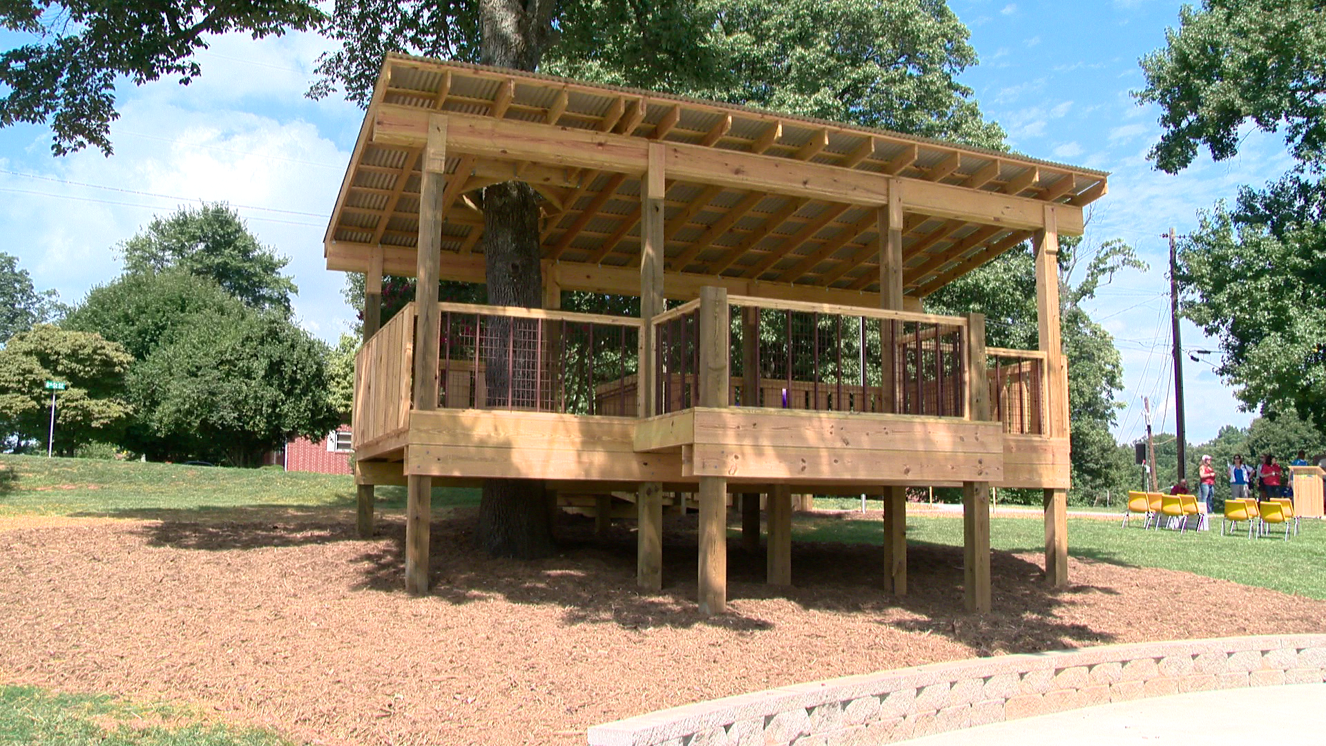 Tree house dedicated in Hickory in memory of murdered girl | wcnc.com