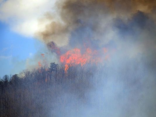 Wildfire rages over 500 acres near Black Mountain | wcnc.com